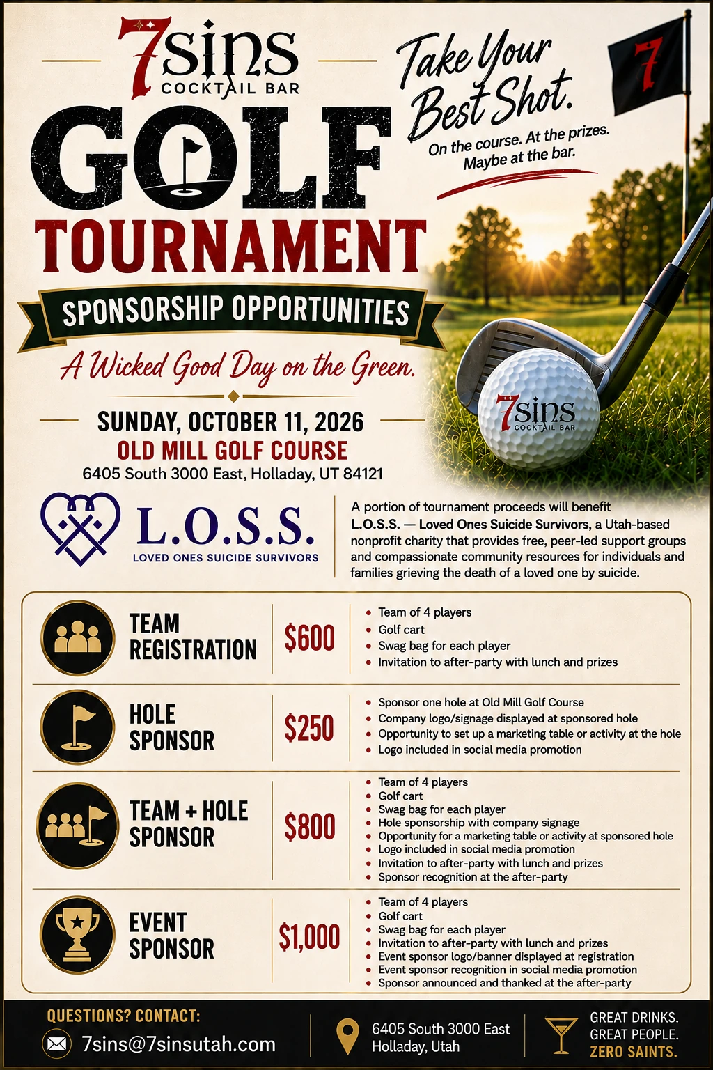 Golf Tournament Sponsors
